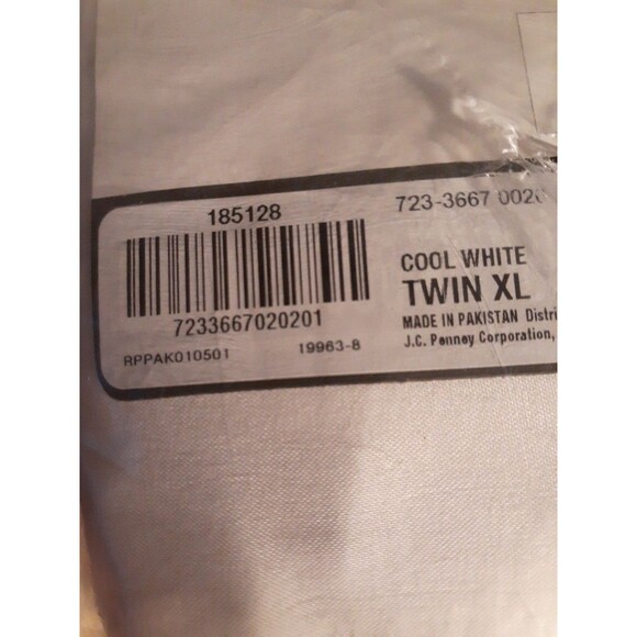 txl sheet set Home Expressions Microfiber plus Sheets Twin XL cool white new - Picture 4 of 5
